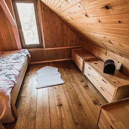 Chalet Wooden Zurej With Hot Tub