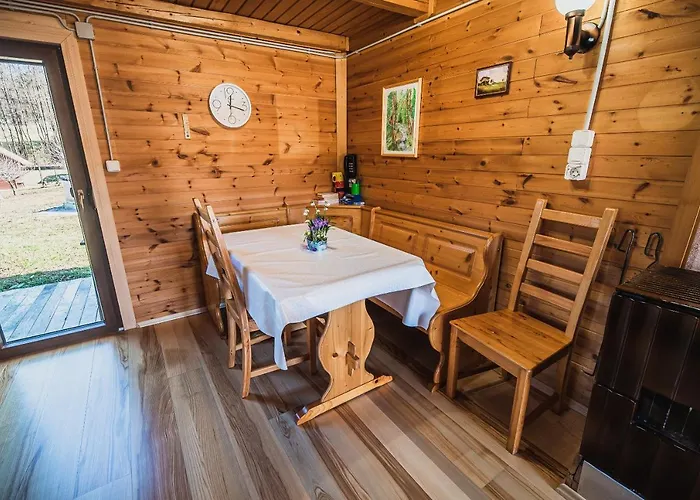 Chalet Wooden Zurej With Hot Tub *