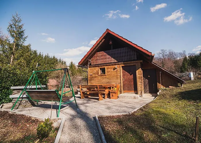 Chalet Wooden Zurej With Hot Tub *